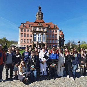 Návštěva zámku  Książ v rámci česko-polského projektu