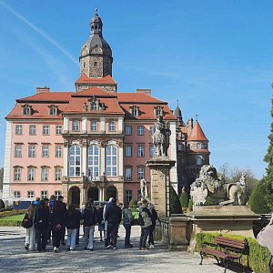 Návštěva zámku  Książ v rámci česko-polského projektu