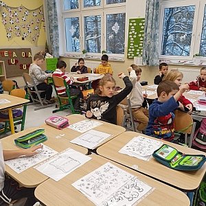 Projektový den - Mikuláš v 1.A