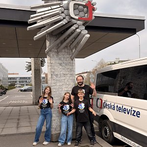 Žáci naší školy natáčeli v České televizi