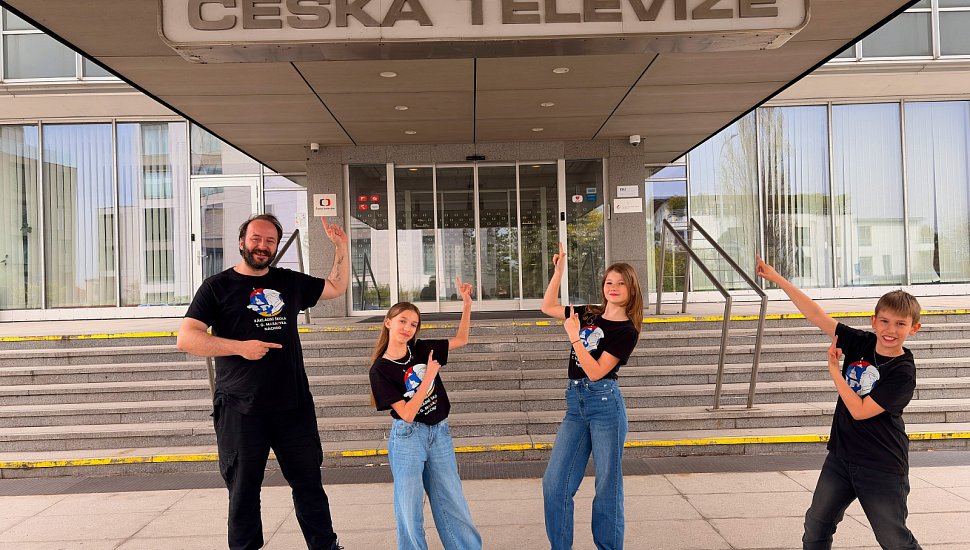 Žáci naší školy natáčeli v České televizi