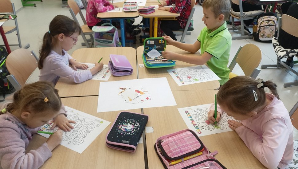 Slavnost Slabikáře v 1.A